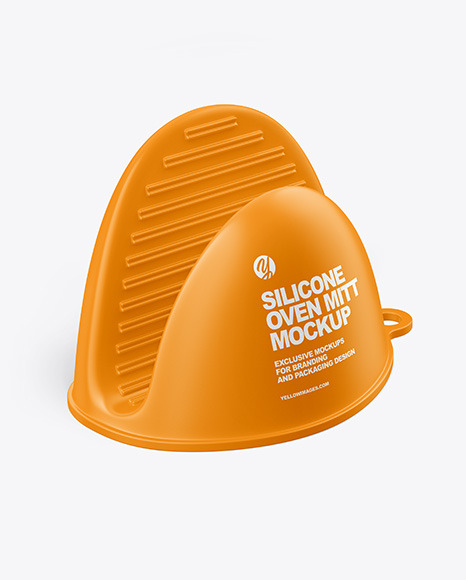 Download Silicone Oven Mitts Mockup In Apparel Mockups On Yellow Images Object Mockups