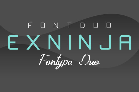 Exninja Font Duo