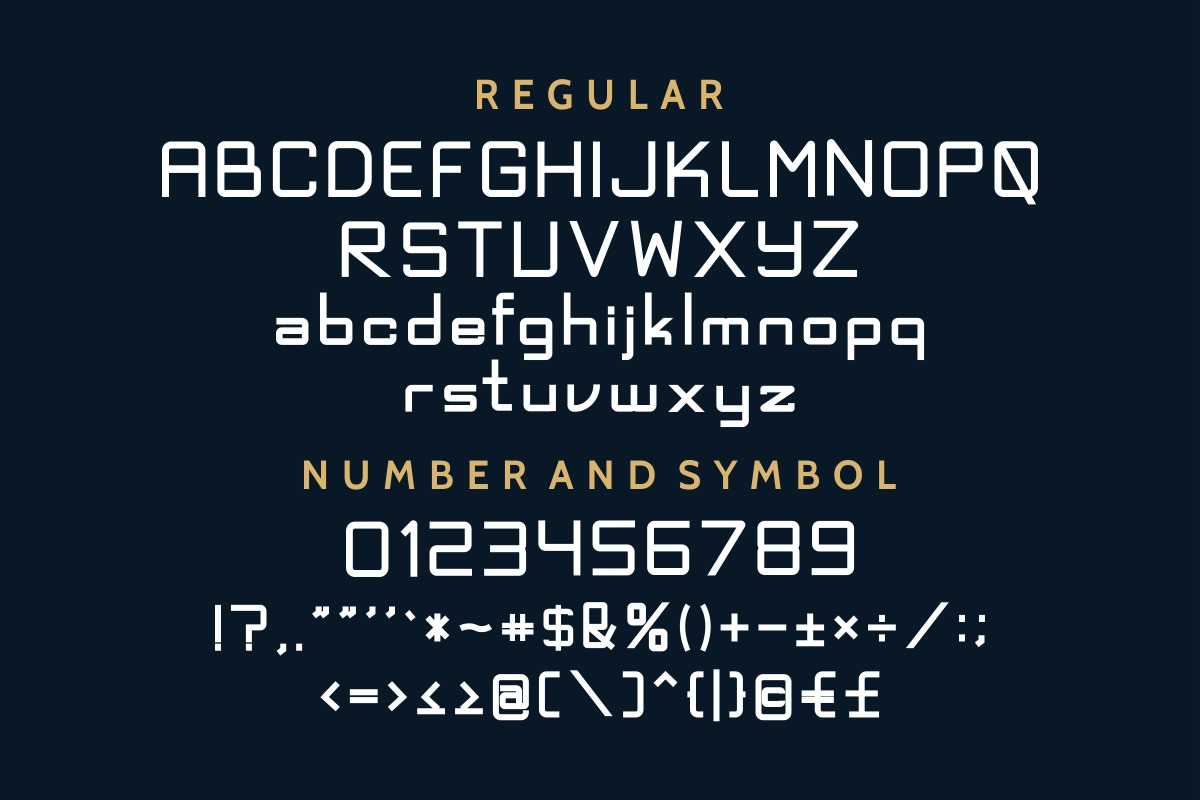 Exninja Font Duo on Yellow Images Creative Store