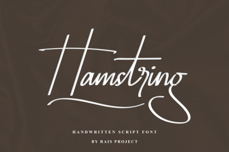 Hamstring Signature Handwritten Font