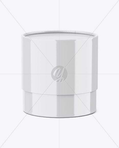 Glossy Paper Tube Mockup PSD #3
