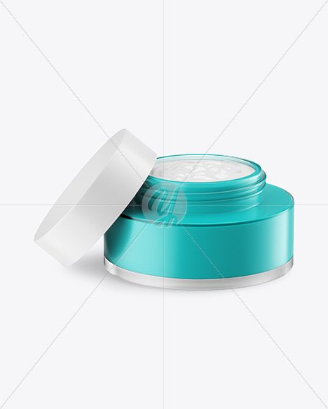 Download Opened Frosted Glass Cosmetic Jar Mockup In Jar Mockups On Yellow Images Object Mockups