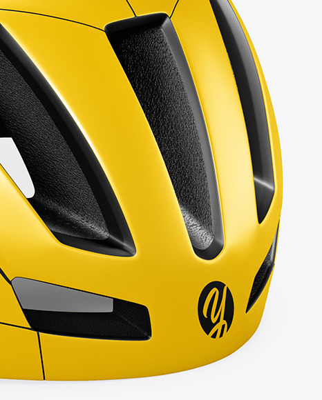 Download Cycling Helmet Mockup In Apparel Mockups On Yellow Images Object Mockups