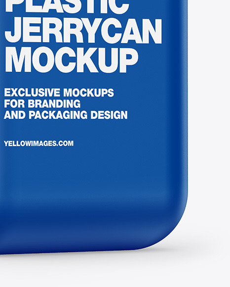 Plastic Jerrycan Mockup PSD #1