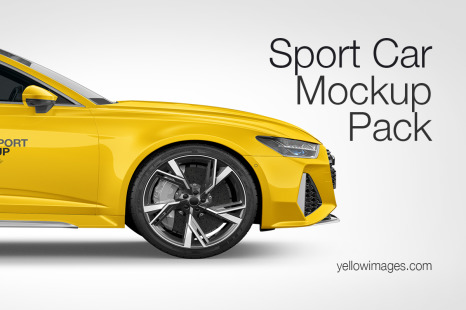Sport Car Mockup Pack