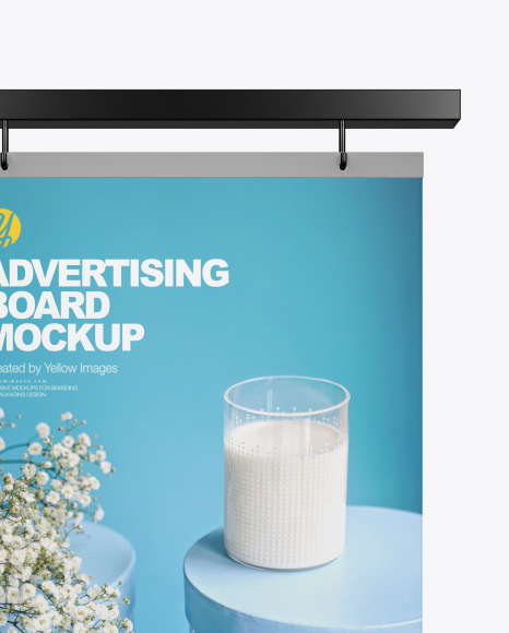 Advertising Board Frame Mockup PSD #5