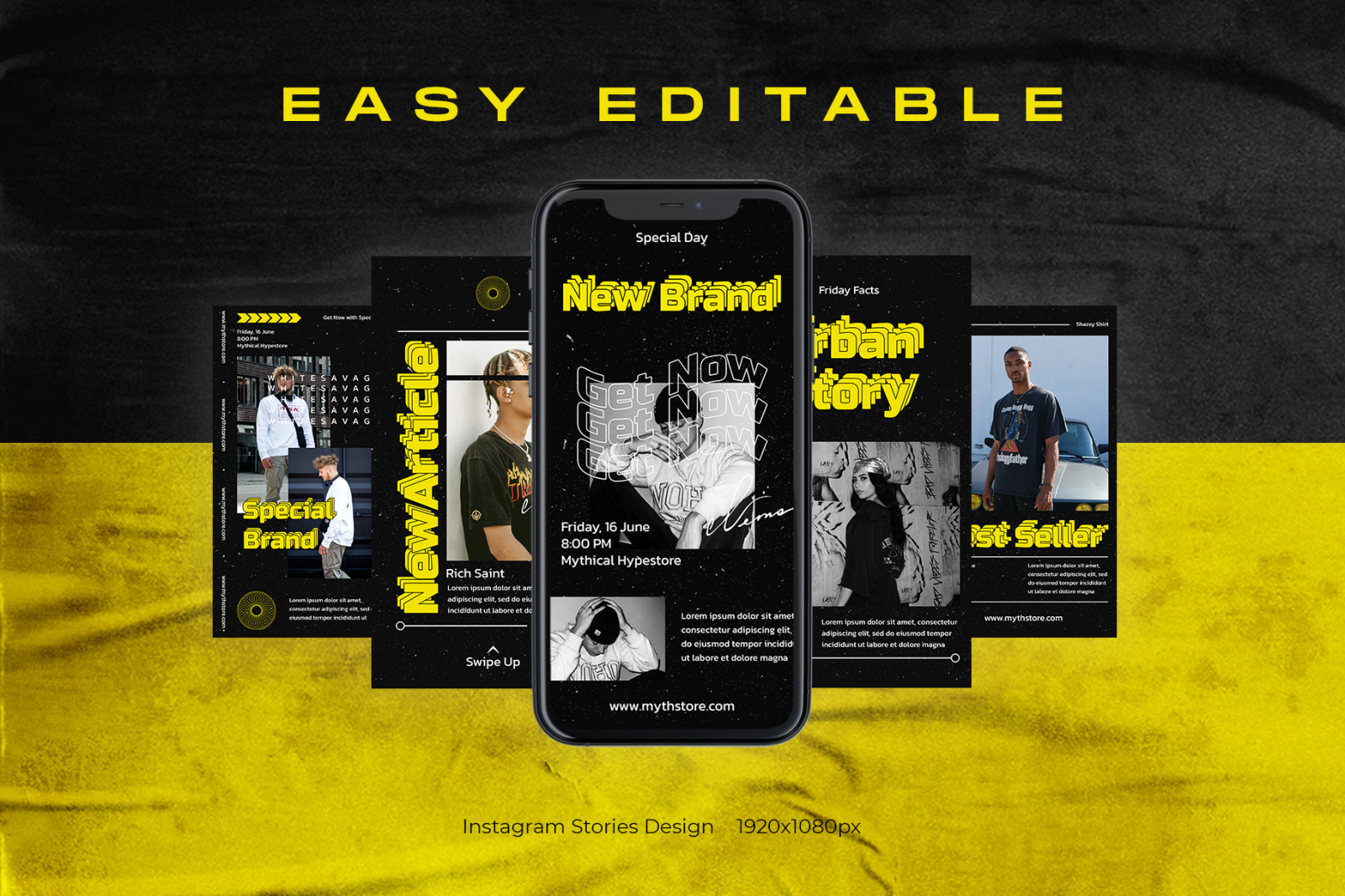 Dripstret Fashion Instagram Template
