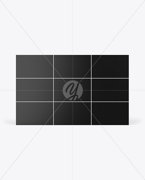 LED Poster Video Wall Mockup PSD #3