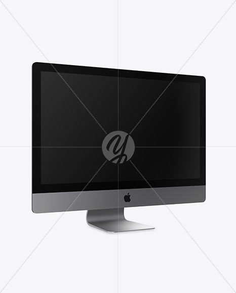 iMac Pro Space Gray Mockup PSD #3