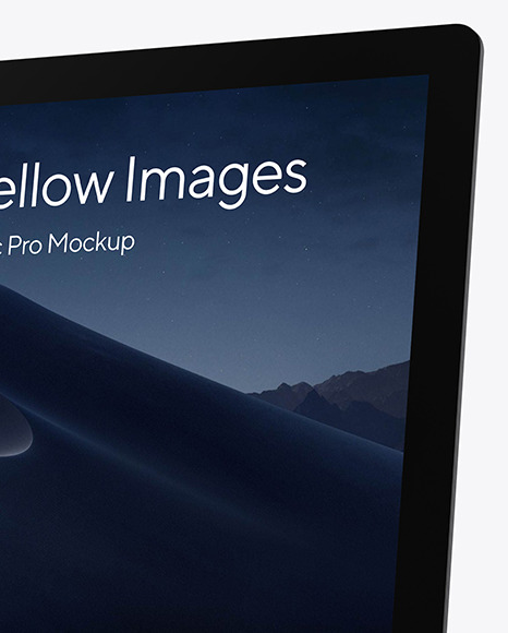 iMac Pro Space Gray Mockup PSD #2