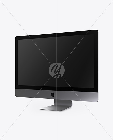 iMac Pro Space Gray Mockup PSD #3