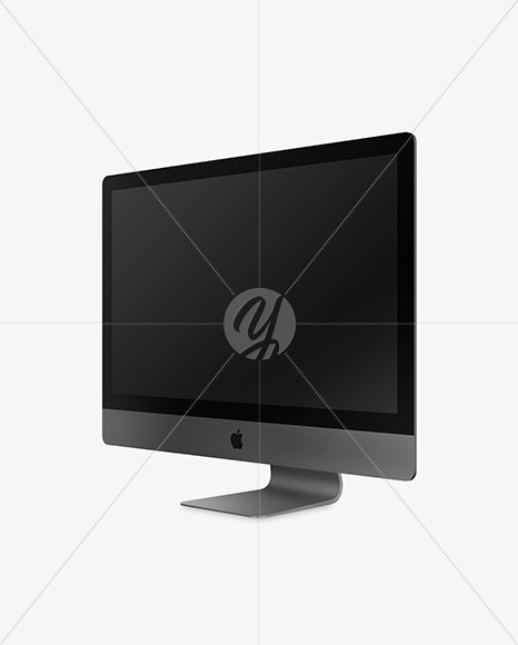 iMac Pro Space Gray Mockup PSD #3