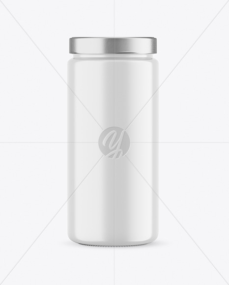 Glossy Honey Jar Mockup PSD #3
