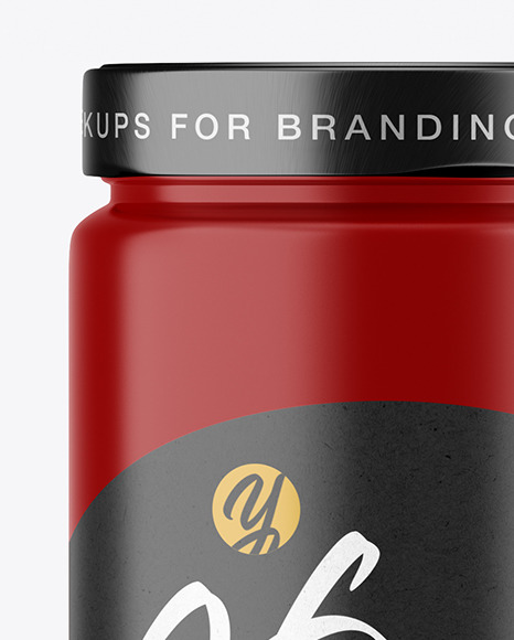 Glossy Honey Jar Mockup PSD #2