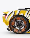 Super Car Mockup - Side View