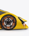 Super Car Mockup - Side View