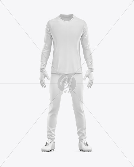 Download Goalkeeper Mockup Front View In Apparel Mockups On Yellow Images Object Mockups