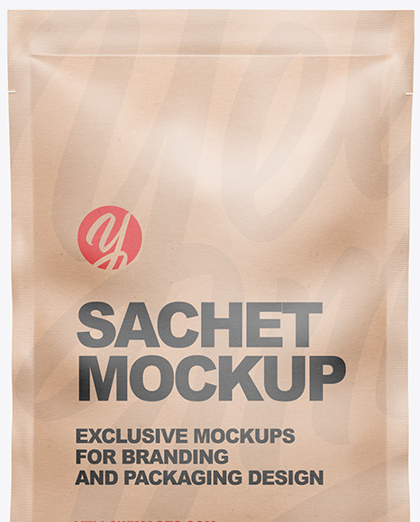 Kraft Sachet Mockup PSD #2