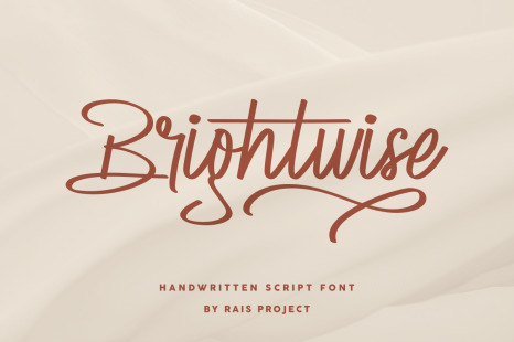 Brightwise Signature Handwritten Font