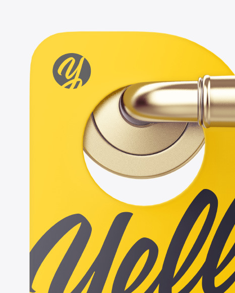 Door Hanger Mockup PSD #2