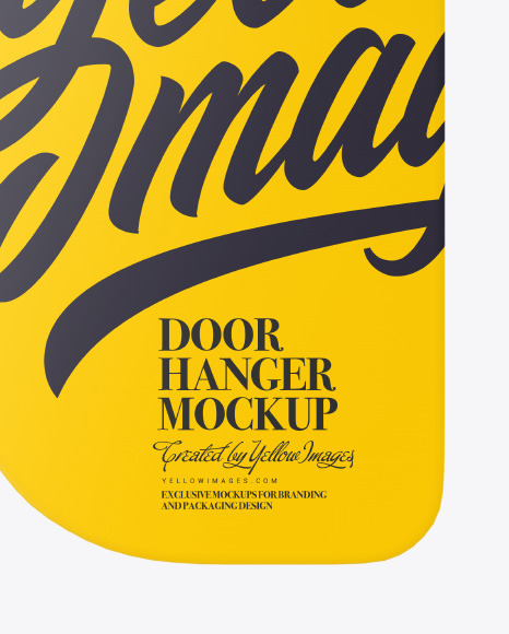 Door Hanger Mockup PSD #1
