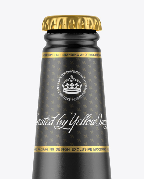 Matte Ceramic Bottle Mockup PSD #2