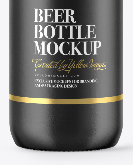 Matte Ceramic Bottle Mockup PSD #1
