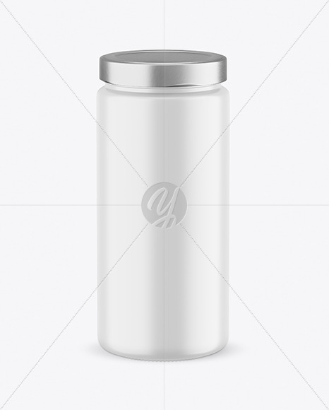 Matte Honey Jar Mockup PSD #3