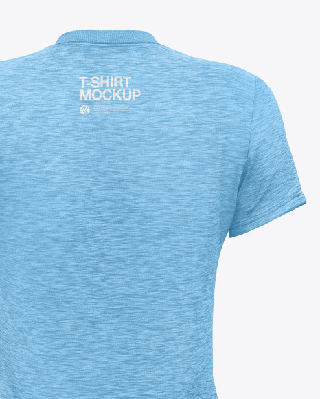 Melange Women s T Shirt Mockup PSD #2