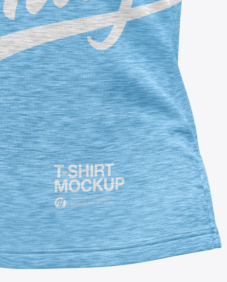 Melange Women s T Shirt Mockup PSD #7