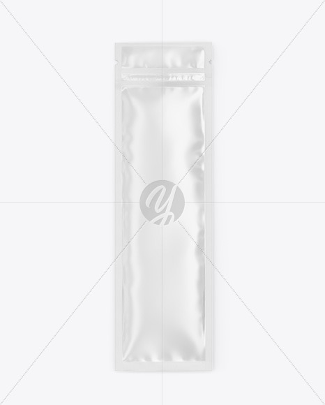 Matte Sachet w  Zipper Mockup PSD #3