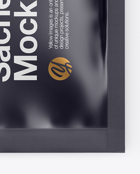 Matte Sachet w  Zipper Mockup PSD #1