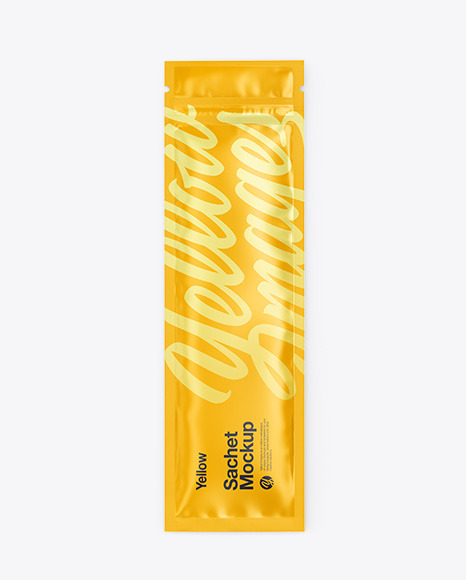 Matte Sachet w  Zipper Mockup PSD #6