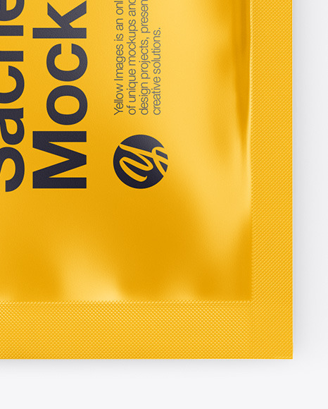Matte Sachet w  Zipper Mockup PSD #5