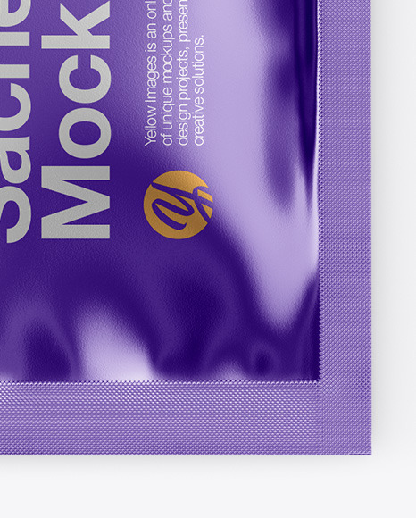 Metallic Sachet w  Zipper Mockup PSD #7