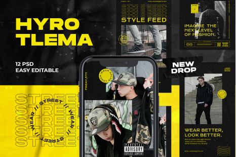 Hyrotlema  Hypebeast Instagram Template