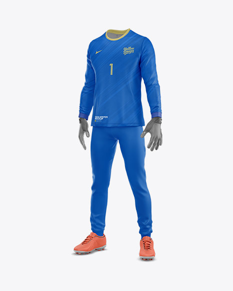 Download Goalkeeper Mockup Half Side View In Apparel Mockups On Yellow Images Object Mockups