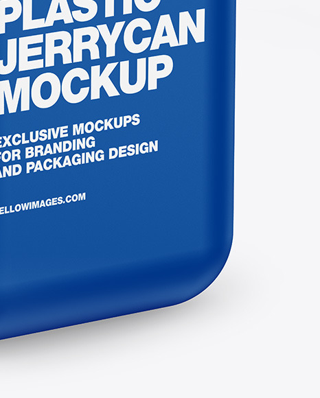 Plastic Jerrycan Mockup PSD #1