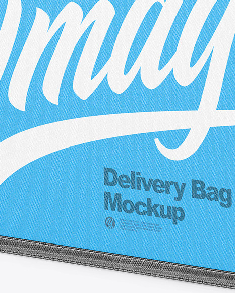 Download Polyester Delivery Bag Mockup In Apparel Mockups On Yellow Images Object Mockups