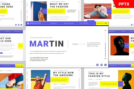 MARTIN Powerpoint Template