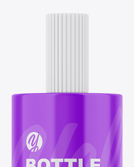 Glossy Bottle Mockup PSD #2