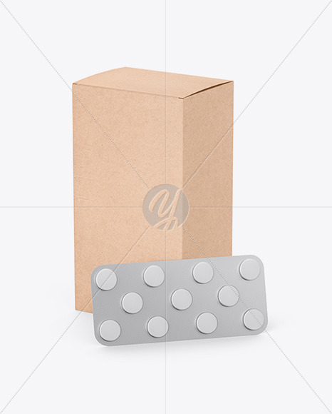 Download Box With 12 Bottles In Shrink Sleeves Front View In Box Mockups On Yellow Images Object Mockups