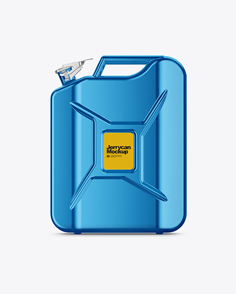 Metallic Fuel Jerrycan   Front View PSD #2