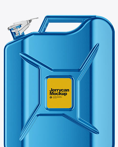 Metallic Fuel Jerrycan   Front View PSD #1