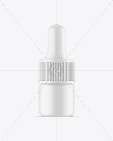 Matte Dropper Bottle Mockup