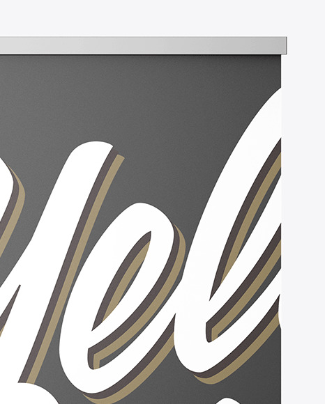 Metallic Roll up Banner Mockup PSD #1