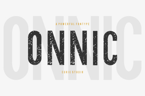 ONNIC 4 Styles Font
