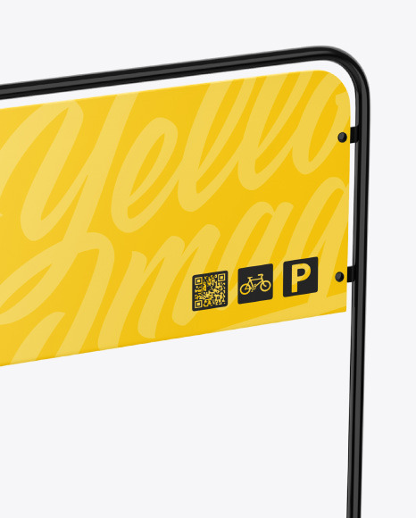 Bike Parking Mockup PSD #6