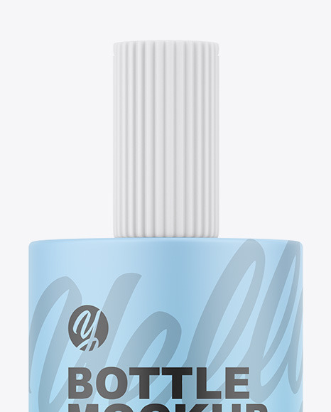 Matte Bottle Mockup PSD #2