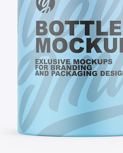 Matte Bottle Mockup PSD #1